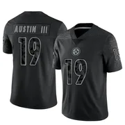 Black Men's Calvin Austin III Pittsburgh Steelers Limited Reflective Jersey