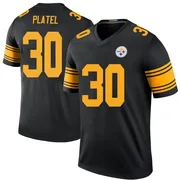 Black Men's Carlins Platel Pittsburgh Steelers Legend Color Rush Jersey