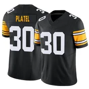 Black Men's Carlins Platel Pittsburgh Steelers Limited Alternate Vapor F.U.S.E. Jersey