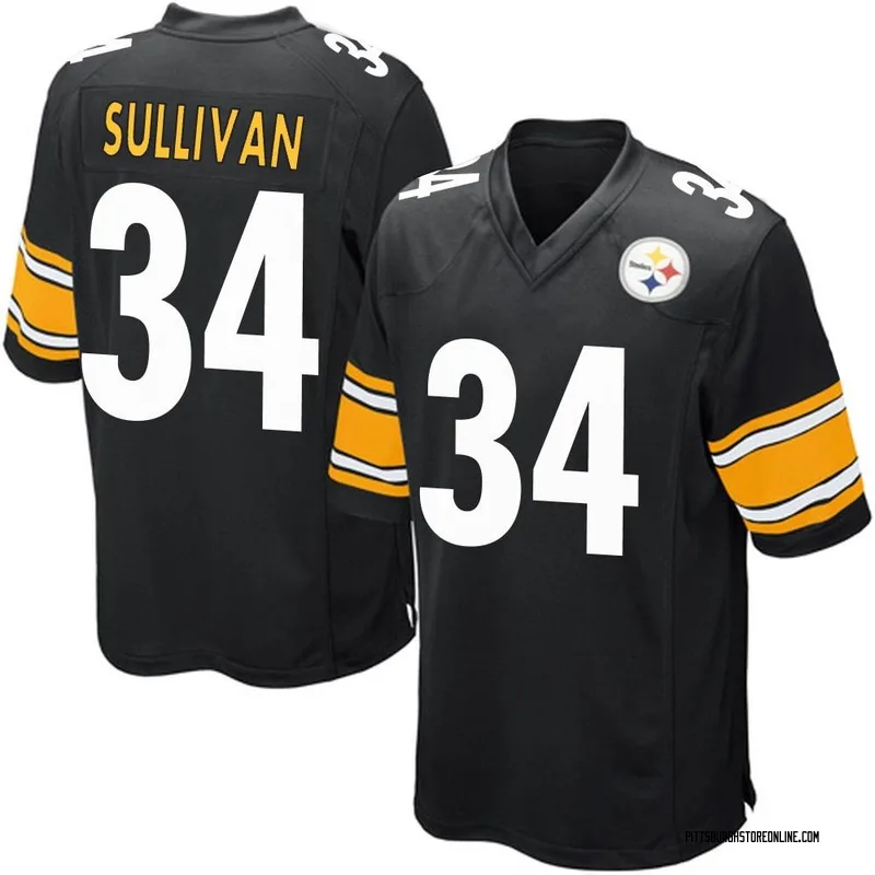 Black Men's Chandon Sullivan Pittsburgh Steelers Game Team Color Jersey