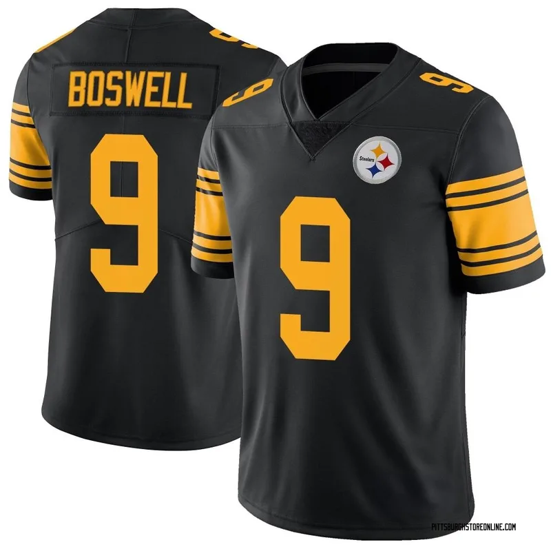 Black Men's Chris Boswell Pittsburgh Steelers Limited Color Rush Jersey