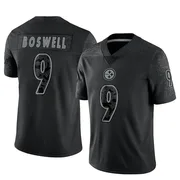 Black Men's Chris Boswell Pittsburgh Steelers Limited Reflective Jersey