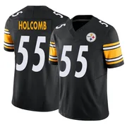 Black Men's Cole Holcomb Pittsburgh Steelers Limited Vapor F.U.S.E. Jersey