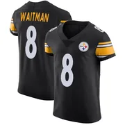 Black Men's Corliss Waitman Pittsburgh Steelers Elite Team Color Vapor Untouchable Jersey