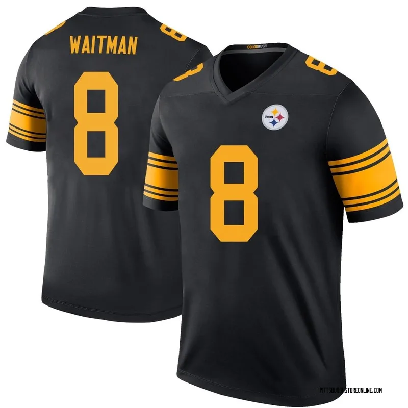 Black Men's Corliss Waitman Pittsburgh Steelers Legend Color Rush Jersey