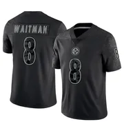 Black Men's Corliss Waitman Pittsburgh Steelers Limited Reflective Jersey