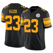 Black Men's Damontae Kazee Pittsburgh Steelers Limited 2nd Alternate Vapor F.U.S.E. Jersey