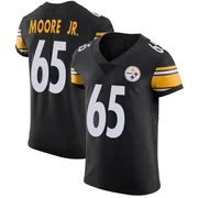 Black Men's Dan Moore Jr. Pittsburgh Steelers Elite Team Color Vapor Untouchable Jersey