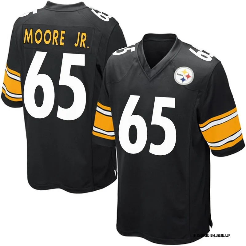 Black Men's Dan Moore Jr. Pittsburgh Steelers Game Team Color Jersey