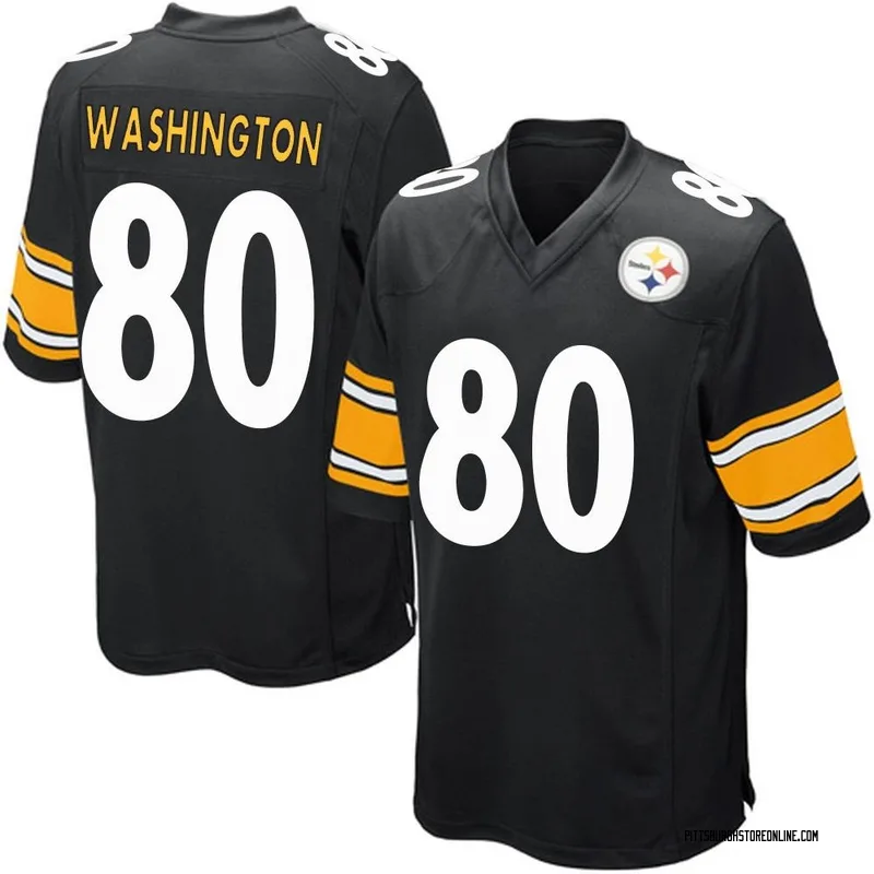 Black Men's Darnell Washington Pittsburgh Steelers Game Team Color Jersey