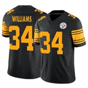 Black Men's DeAngelo Williams Pittsburgh Steelers Limited 2nd Alternate Vapor F.U.S.E. Jersey