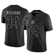 Black Men's DeAngelo Williams Pittsburgh Steelers Limited Reflective Jersey