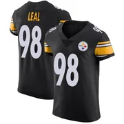 Black Men's DeMarvin Leal Pittsburgh Steelers Elite Team Color Vapor Untouchable Jersey