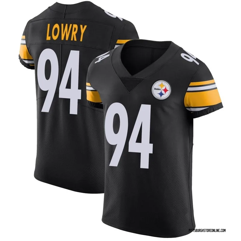 Black Men's Dean Lowry Pittsburgh Steelers Elite Team Color Vapor Untouchable Jersey