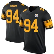 Black Men's Dean Lowry Pittsburgh Steelers Legend Color Rush Jersey