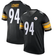 Black Men's Dean Lowry Pittsburgh Steelers Legend Jersey