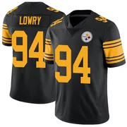 Black Men's Dean Lowry Pittsburgh Steelers Limited Color Rush Jersey