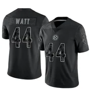 Black Men's Derek Watt Pittsburgh Steelers Limited Reflective Jersey