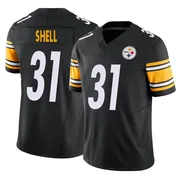 Black Men's Donnie Shell Pittsburgh Steelers Limited Vapor F.U.S.E. Jersey