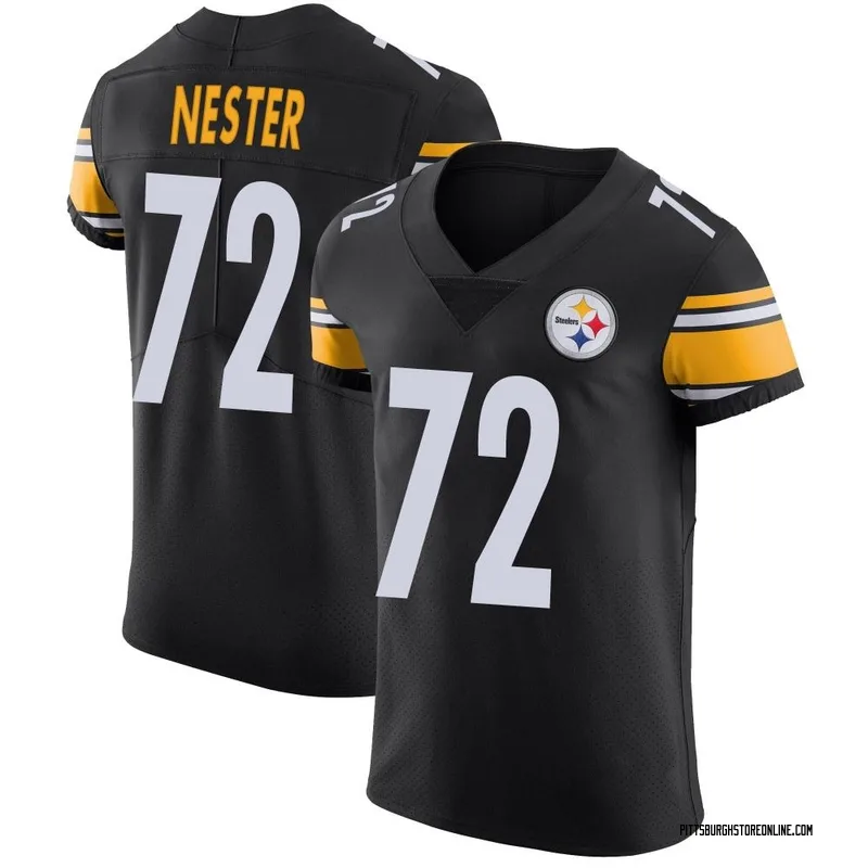 Black Men's Doug Nester Pittsburgh Steelers Elite Team Color Vapor Untouchable Jersey