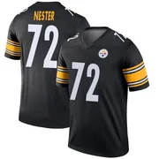 Black Men's Doug Nester Pittsburgh Steelers Legend Jersey