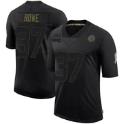 Black Men's Eric Rowe Pittsburgh Steelers Limited 2020 Salute To Service Jersey