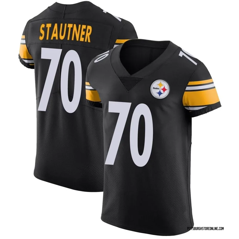 Black Men's Ernie Stautner Pittsburgh Steelers Elite Team Color Vapor Untouchable Jersey