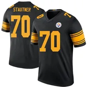 Black Men's Ernie Stautner Pittsburgh Steelers Legend Color Rush Jersey