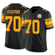 Black Men's Ernie Stautner Pittsburgh Steelers Limited 2nd Alternate Vapor F.U.S.E. Jersey