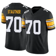 Black Men's Ernie Stautner Pittsburgh Steelers Limited Alternate Vapor F.U.S.E. Jersey