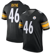 Black Men's Forrest Rhyne Pittsburgh Steelers Legend Jersey