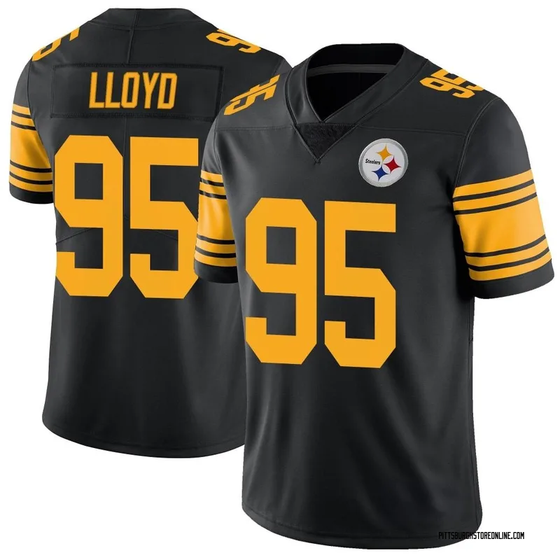 Black Men's Greg Lloyd Pittsburgh Steelers Limited Color Rush Jersey