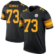 Black Men's Isaac Seumalo Pittsburgh Steelers Legend Color Rush Jersey