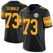 Black Men's Isaac Seumalo Pittsburgh Steelers Limited Color Rush Jersey