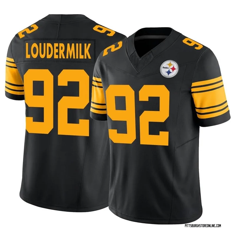 Isaiahh Loudermilk Pittsburgh Steelers Men's Gold Name & Number Logo T-Shirt  