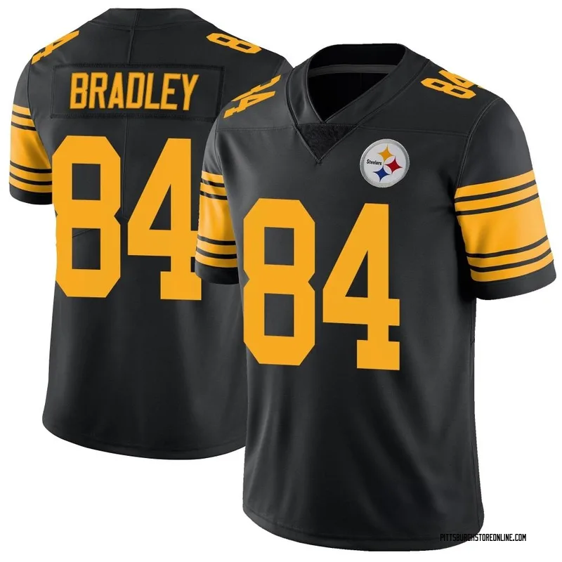 Black Men's Ja'Marcus Bradley Pittsburgh Steelers Limited Color Rush Jersey