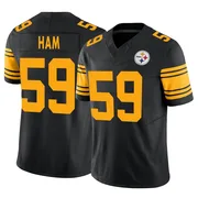 Black Men's Jack Ham Pittsburgh Steelers Limited 2nd Alternate Vapor F.U.S.E. Jersey