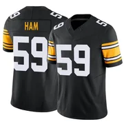 Black Men's Jack Ham Pittsburgh Steelers Limited Alternate Vapor F.U.S.E. Jersey