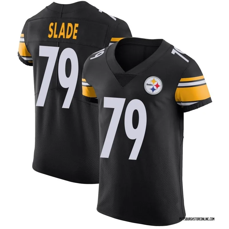 Black Men's Jacob Slade Pittsburgh Steelers Elite Team Color Vapor Untouchable Jersey