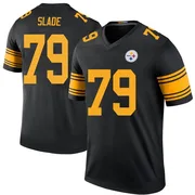 Black Men's Jacob Slade Pittsburgh Steelers Legend Color Rush Jersey