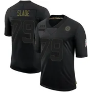 Black Men's Jacob Slade Pittsburgh Steelers Limited 2020 Salute To Service Jersey