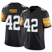 Black Men's James Pierre Pittsburgh Steelers Limited Alternate Vapor F.U.S.E. Jersey