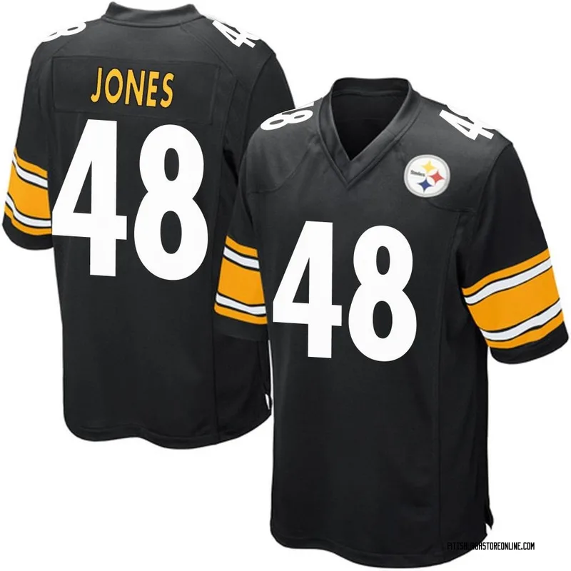 Pittsburgh Steelers #48 Jamir Jones Game Used Color Rush Jersey vs  Cincinnati Bengals 11.20.22