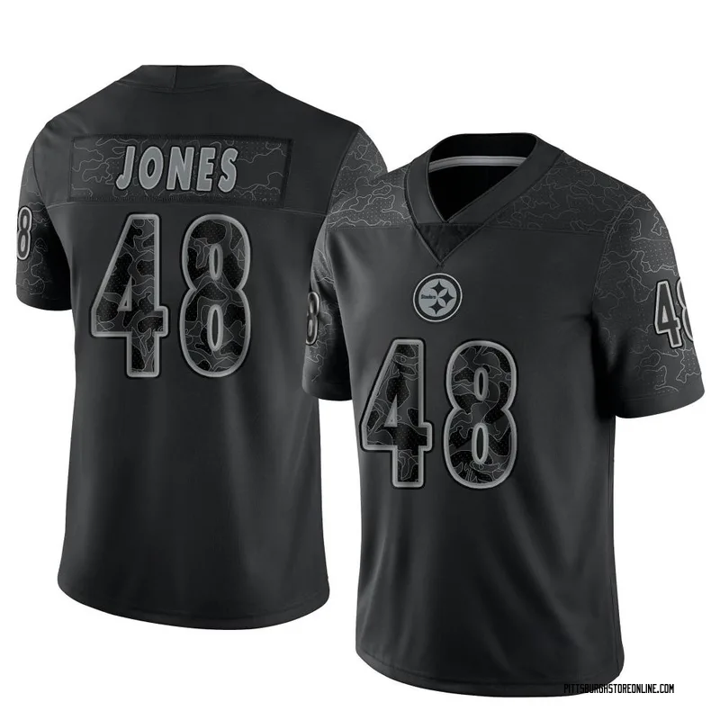 Pittsburgh Steelers #48 Jamir Jones Game Used Color Rush Jersey vs  Cincinnati Bengals 11.20.22