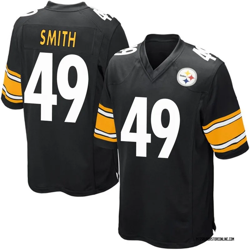 Black Men's Jaylon Smith Pittsburgh Steelers Game Team Color Jersey