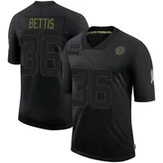 Black Men's Jerome Bettis Pittsburgh Steelers Limited 2020 Salute To Service Jersey