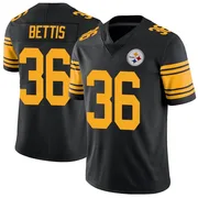 Black Men's Jerome Bettis Pittsburgh Steelers Limited Color Rush Jersey