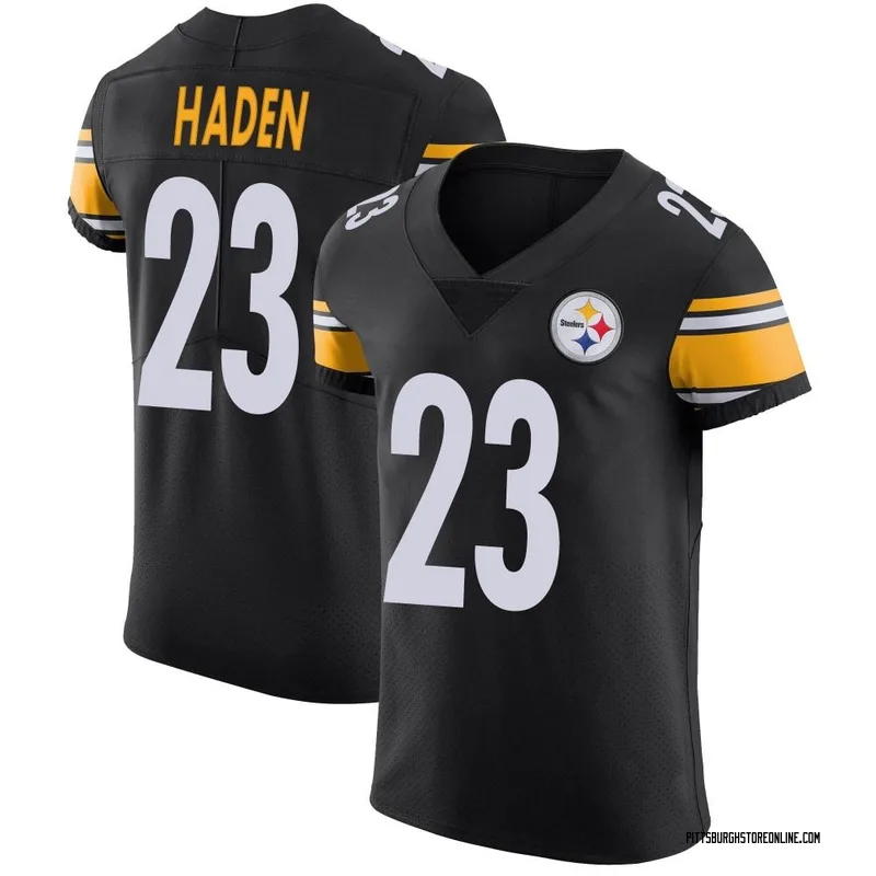 Black Men's Joe Haden Pittsburgh Steelers Elite Team Color Vapor Untouchable Jersey