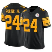 Black Men's Joey Porter Jr. Pittsburgh Steelers Limited 2nd Alternate Vapor F.U.S.E. Jersey