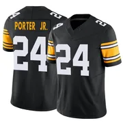 Black Men's Joey Porter Jr. Pittsburgh Steelers Limited Alternate Vapor F.U.S.E. Jersey